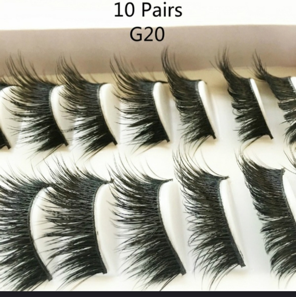 10 pair magnetic eye lashes